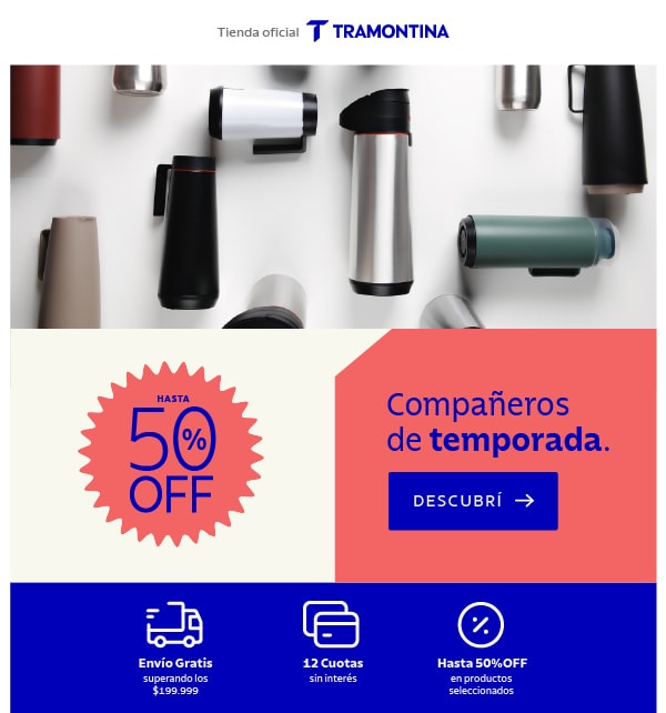 Compañeros de temporada hasta 50% OFF